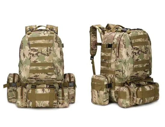 50L Camouflage Outdoor Mountaineering Backpack
