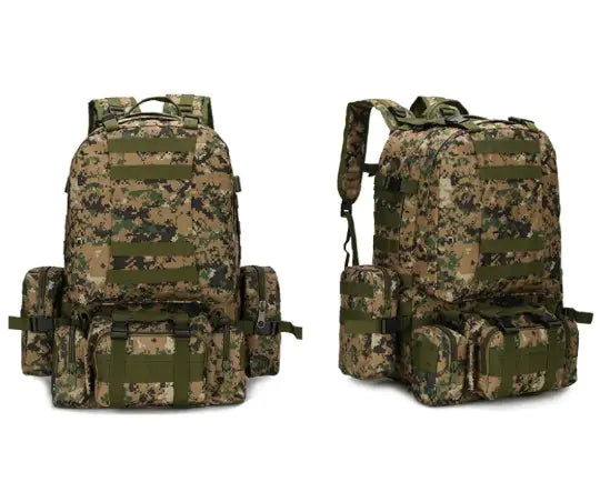 50L Camouflage Outdoor Mountaineering Backpack